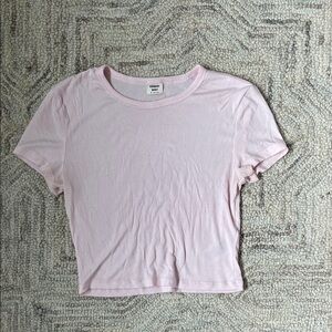 Aritzia Sunday best pink top